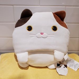 FOOT WARMER; WHITE CALICO CAT